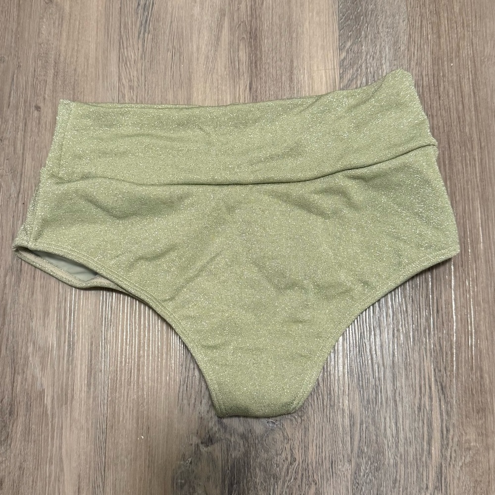 Montce Jade Sparkle High Rise Bikini Bottom